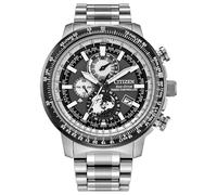 CITIZEN Herrenuhr Eco-Drive Solar Funk Chronograph mit Edelstahl Gliederband BY3006-53H