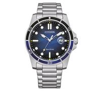 Citizen Herren-Solaruhr AW1810-85L Eco-Drive Stahl Blau
