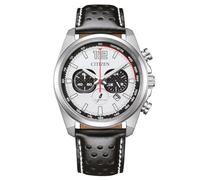 Citizen Herrenuhr Edelstahl, Weiß, 41 mm, CA4640-09A
