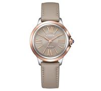 Citizen L Quartz Damenuhr Edelstahl, Grau, 30 mm, EM1166-01Z | Quartz, Saphirglas, 5 bar Wasserdicht, 180 Tage Gangreserve, Ecopet® Synthetisches Materialband