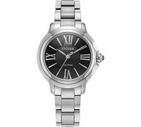Citizen L Quartz Damenuhr, Schwarz, 30.25 mm, EM1160-58E