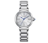 Citizen Eco-Drive EM1070-83A Damenuhr Solar 50m wasserdicht silbergrau Ø29,6mm