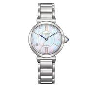 Citizen Maybell Women's Watch Only Time EM1070-83D Steel with Mother of Pearl