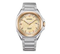Citizen Herren-Uhren Analog Automatik One Size, Beige, Silber 32027966