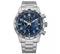 Citizen Herren Eco-Drive Solar Armband-Uhr aus Edelstahl mit Edelstahl Band - Chrono - CA0790-83L