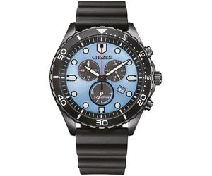 Citizen Of Sporty Aqua Herren Armbanduhr Schwarz AT2567-18L Einheitsgröße