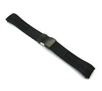 CITIZEN Original-Gummiband Mod.Nr. JY8035-04E + JY8035-55E, 23 Millimeter, Schwarz, Kautschuk-PU-Mischung, Faltschliesse, Schnalle, Unisex, Casual, Sport, Uhrarmband, Uhrband