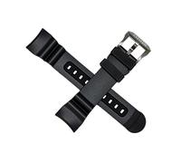 CITIZEN Original Taucheruhrband für NB6004-08E / 9051-S122961, Polyurethan, Schwarz, 24 Millimeter, Titan-Dornschließe, Wave-Struktur