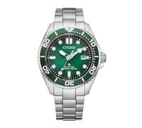 Citizen Herrenuhr Promaster Eco-Drive Diver BN0269-50W 40,55 mm 20 bar Stahl/Grün