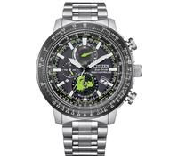 Citizen Promaster Geo Trekker Herren Silberne Uhr BY3006-53E Einheitsgröße