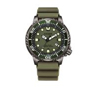 Citizen Herren Eco-Drive Solar Armband-Uhr aus Edelstahl mit Kautschuk Band - Promaster Metropolitan Adventurer Dive - BN0157-11X