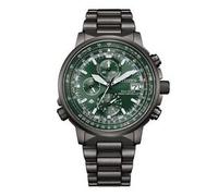 Citizen Promaster Sky Pilot Herrenuhr schwarz / grün (AT8304-57W)