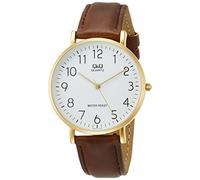 Citizen Q&Q Analoge Herren-Automatikuhr mit Lederband Q978J104Y, Band