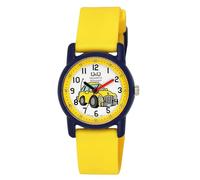 Citizen Q&Q Kinder-Uhr Silikon 10 Bar Motiv bunt Lernuhr Analog Quarz