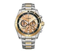 Citizen Quarz-Armbanduhr für Herren, 46,4 Rotgold-Zifferblatt, Edelstahl, analoge Armbanduhr - AN8204-59X, mehrfarbig, Verschiedene Farben, Analoguhr