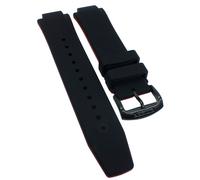 Citizen Satellite Wave Uhrenarmband schwarz / rot Kunststoff CC3075