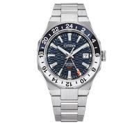 Citizen Series 8 Gmt Silber Herren Armbanduhr NB6034-58L Einheitsgröße