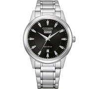 Citizen Herren Eco-Drive Solar Armband-Uhr aus Edelstahl mit Edelstahl Band - Sports - AW0100-86EE