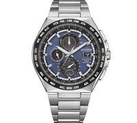 CITIZEN Titan Herrenuhr Eco-Drive Solar Funk Chronograph mit Titan Gliederband AT8238-84L