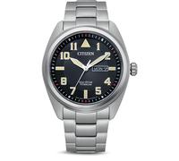 Citizen Uhren BM8560-88EE Eco-Drive Herrenuhr Titan Schwarz