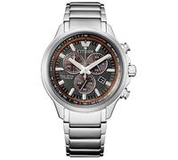 Citizen AT2470-85H Eco Drive Uhr Herrenuhr Titan Datum silber