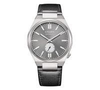 CITIZEN Tsuyosa Automatic Men's Watch, Gray Leather Strap NK5010-01H, Steel case, small Seconds