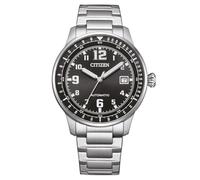 Citizen TSUYOSA Automatik Herrenuhr, Schwarz, 40 mm, NJ0190-51E | Automatik, Keine Batterie Nötig, Kristallglas, 10 bar Wasserdicht, 42 Stunden Gangreserve, Datum, Edelstahlband