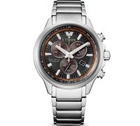 Citizen AT2470-85H Eco Drive Uhr Herrenuhr Titan Datum silber