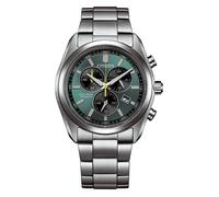 Citizen Eco-Drive Herren-Chronograph Solaruhr Titan/Grün AT2590-59X