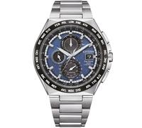 CITIZEN Titan Herrenuhr Eco-Drive Solar Funk Chronograph mit Titan Gliederband AT8238-84L