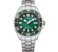 Citizen BN0269-50W Promaster Eco-Drive Herrenuhr 20 bar Stahl/Grün