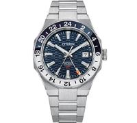 Citizen NB6034-58L Herrenuhr Automatik Series 8 GMT Stahl/Blau