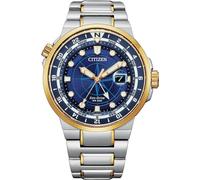 Citizen Unisex Analog Quarz Uhr mit Edelstahl Armband BJ7144-52L, Zweifarbig