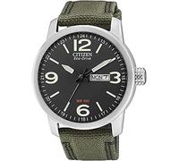 Citizen Urban Eco Drive BM8470-11E Herren-Armbanduhr, schwarz/grün, Armband