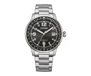 Citizen Urban Military Automatik Herrenuhr schwarz (NJ0190-51E)
