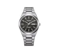 Citizen Vagary by Automatische Herrenuhr G.Matic 101 IX3-611-51 | Gehäuse aus Stahl 38 mm | schwarzes gestreiftes Zifferblatt mit Day-Date | sichtbare Mechanik | wasserdicht bis 10 ATM