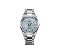 Citizen Vagary by Automatische Herrenuhr G.Matic 101 IX3-611-73 | Gehäuse aus Stahl 38 mm | Zifferblatt Ice Blue (Hellblau) gestreift mit Day-Date | sichtbare Mechanik | wasserdicht bis 10 ATM
