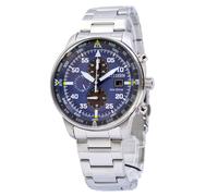 Citizens Men's CA0690-88L Aviator Chrono Watch blue