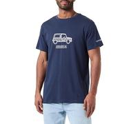 CITROËN O103084-A184 T-Shirt Mehari Sketch&Story Großer Druck & Logo auf der Brust C24S Herren Deep Blue Größe XXL, Deep Blue, XXL
