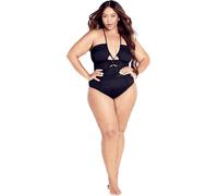 City Chic Damenbekleidung Chiara 1 Stück, Schwarz, 22 Plus