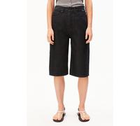 CITY HIGH WAIST JEANS-SHORTS | TENCEL™ Lyocell-Mix - schwarz (25)