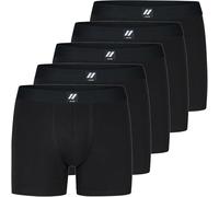 City Life 5er Pack Herren Jersey Trunks Boxer Short Sparpack M - XXL, Farbe:schwarz, Grösse:XXL
