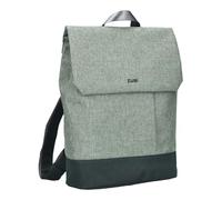 City-Rucksack Benno BE130 Tagesrucksack 7 Liter wasserabweisend & robust praktische Fächer Rückenpolsterung Magnet-Verschlussklappe Reißverschlussfach gepolstertes Trennfach Canvas-Stil (eucalyptus)