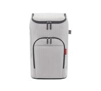 reisenthel citycruiser Bag Herringbone Grey - Einkaufsbag (Kompatibel mit dem Citycruiser-Gepäckträger - separat erhältlich) - Mit Stabiler Bodenplatte und Einer Belastbarkeit von 25 kg