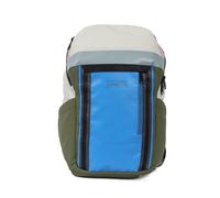 Cityrucksack 7CLOUDS "Tike 7.1", Damen, Gr. B/H/T: 25cm x 43cm x 16cm, onesize, blau (light blau, mix), Polyethylen, Tarpaulin, Rucksäcke Cityrucksack, mit recyceltem PET (73246105-0) light blau, mix