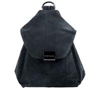 Cityrucksack BRUNO BANANI "BRUNO BANANI Damen Rucksack echt Leder", Damen, Gr. B/H/T: 25cm x 20cm x 9cm, onesize, blau, Leder, Rindsleder, unifarben, Rucksäcke Cityrucksack, echt Leder (84043509-0) bl