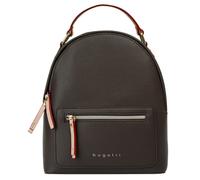 bugatti Ella Rucksack klein für Damen, modischer Tagesrucksack aus Kunstleder, braun