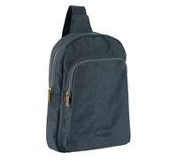 Cityrucksack CAMEL ACTIVE "Journey", Damen, Gr. B/H/T: 21cm x 28cm x 9cm, blau, Nylon, aufgeraut, bestickt, clean, unifarben, Rucksäcke Cityrucksack, vielseitiger Begleiter aus robustem Nylon und mit 