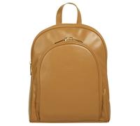 Cityrucksack CLUTY "CLUTY Damen City-Rucksack echt Leder, Made in Italy", Damen, Gr. B/H/T: 30cm x 25cm x 12cm, onesize, gelb, Leder, Rindsleder, unifarben, Rucksäcke Cityrucksack, echt Leder, Made in