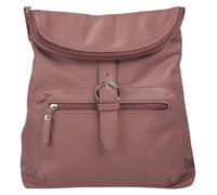 Cityrucksack FORTY, Damen, Gr. B/H/T: 28cm x 30cm x 8cm, onesize, rosa (alt, rosa), Leder, Rindsleder, Rucksäcke Cityrucksack, echt Leder, Made in Italy (65405602-0) alt, rosa